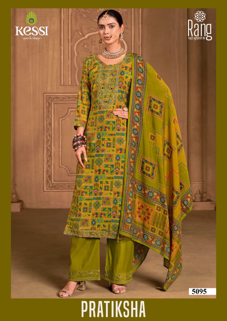 Pratiksha By Rang Muslin Foil Printed Dress Material Wholesale Shop In Surat